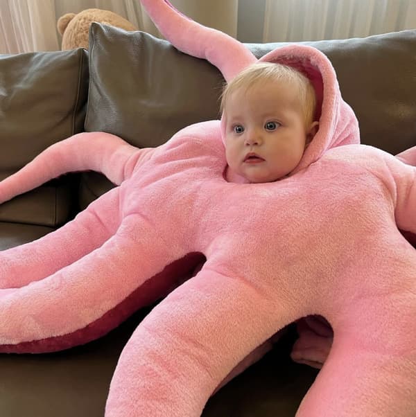 Mustekala Pehmolelu Mustekala Täytetty Eläin pink