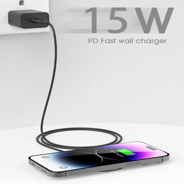 Magnetisk trådlös laddare 15W för iPhone 15 14 13 12 11-serien - 4-pack 4-pack 4-pack 4-pack-FY- 4-pack 4-Pack Wireless charging