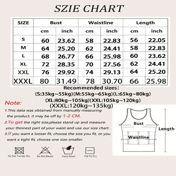 Figursyet Tanktop til Mænd / Korrigerende - Vælg din farve! S White