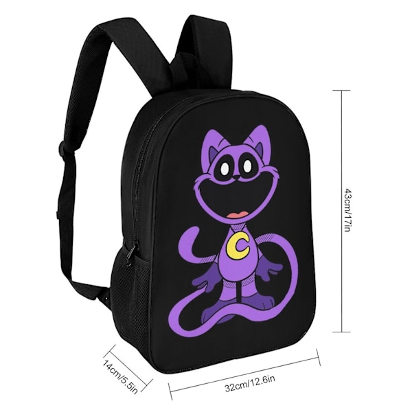 Ryggsekk for Jenter Gutter Smiling Critters CatNap Ryggsekker Skoleartikler wru1