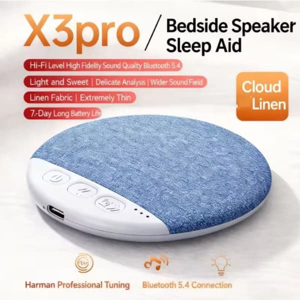 Bluetooth 5.4 Under-Pude Højttaler, Ultratynd Mini Lydmaskine, Trådløs Forbindelse, HiFi Stereo Lyd Green