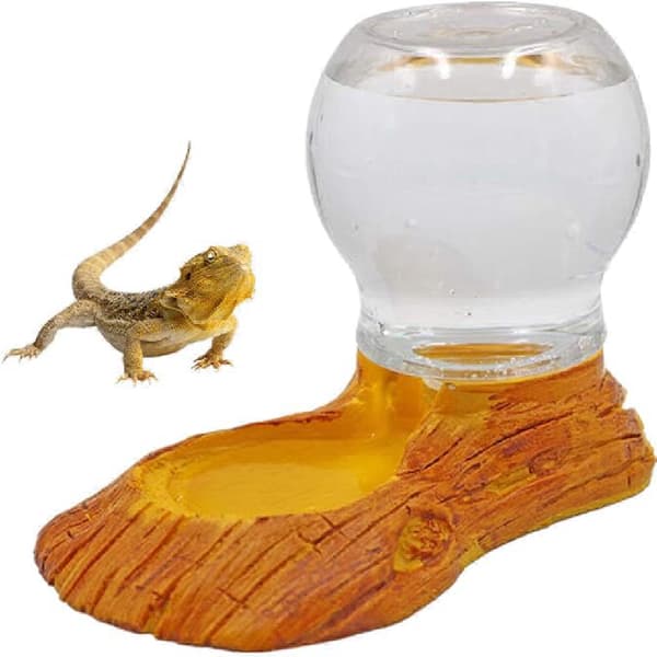 Reptilvattenflaska Hamstervattendispenser Vattenskål, Automatisk