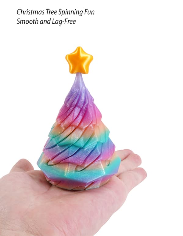 3D-printet juletre Fidget-leketøy PLA-materiale skrivebordsmodell style9