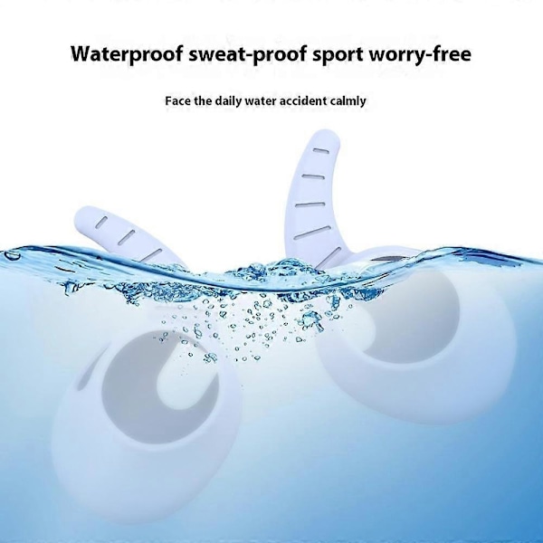5 Par Erstatnings Silikon Ørepropper for Samsung Galaxy Buds3 Sklisikre Ørekroker Myk Beskyttelse