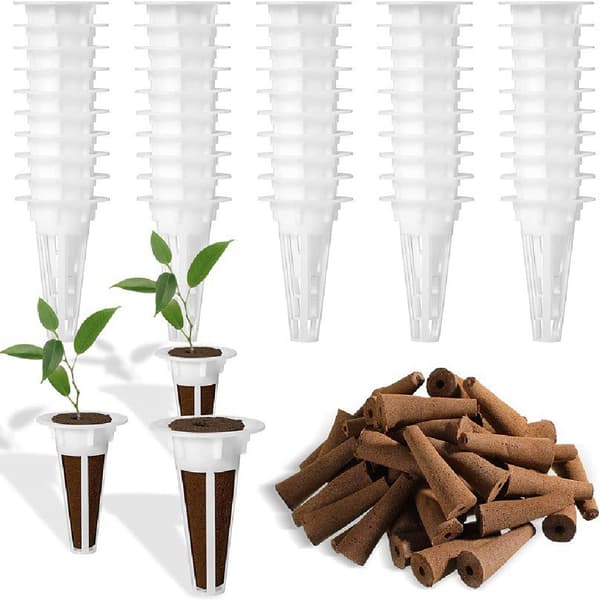 30 hydroponiske plantesett for innendørs dyrking og hagehydroponikk