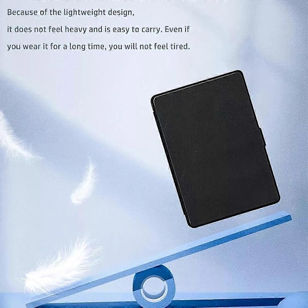 Slimshell-etui til 7\" Kindle Paperwhite (12. generation) 2024 Premium PU-omslag dark blue