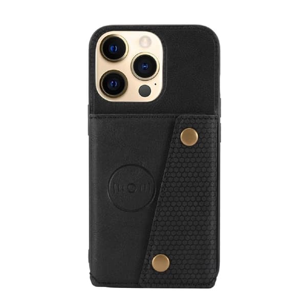Läderfodral för telefon kompatibelt med iPhone, smalt premium skyddande läderfodral iPhone 7P/8 Plus