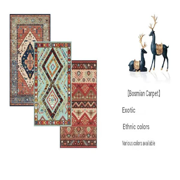 Persisk kristall sammet vardagsrumsmatta, 2 storleksalternativ A2 50*80cm