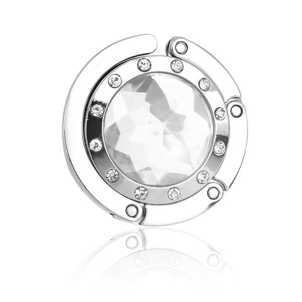 Veskekrok Rhinestone - 16 forskjellige farger Grön (Lime/Ljus)
