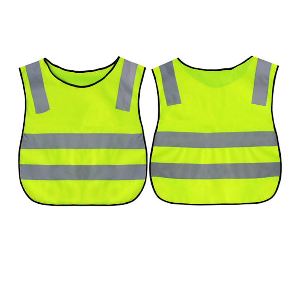 2 stk. Sikkerhedsveste til Børn, 360° Synlighed Refleksvest