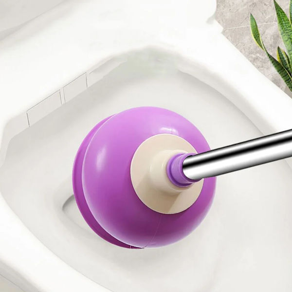 Toilet-afløbsrenser Badeværelsesværktøjer Badeværelsestilbehør Stempel Handjx