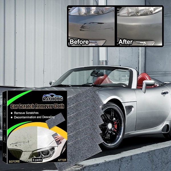 6-pak Nano Sparkle Cloth Bilreparationstyg Nano Magic Cl