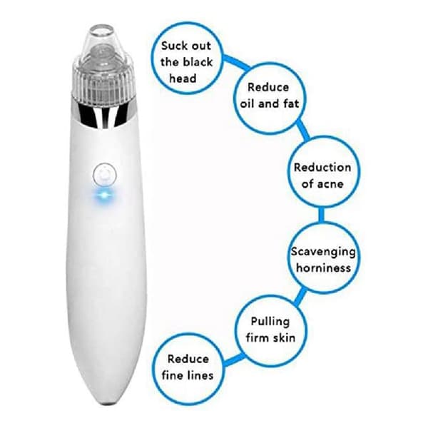 SKIN XN-8030 Blackhead Vacuum - effektiv oppladbar hudormfjerner