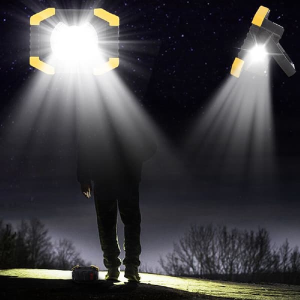 50W Bærbar Solar Flomlys LED Arbeidslys USB Oppladbar Lampe-FM-