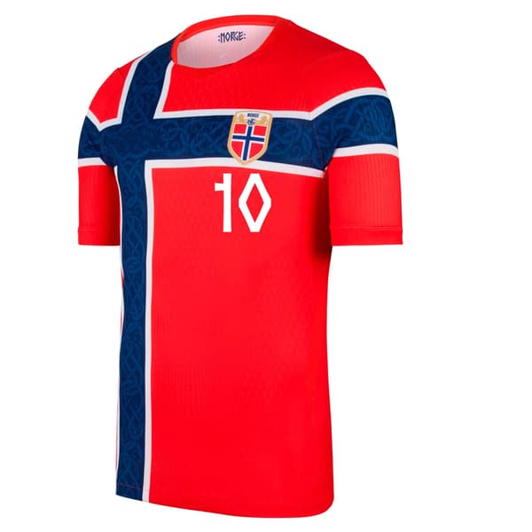 2026 VM Norge herrelandslag hjemmedrakt for barn+shorts+sokker (nr. 10 Ødegaard trykt){bt} Nr. 10 Ødegaard No.10 Ødegaard 20