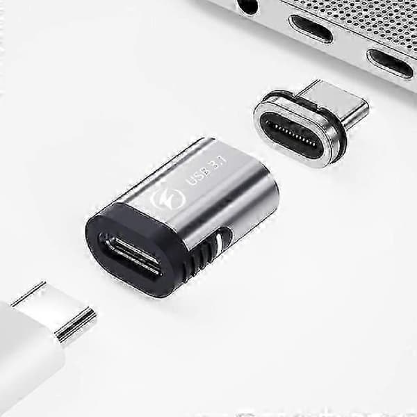 Usb3.1 Magnetisk Usb C Adapter 10gbp Pd 100w Hurtig Opladning Type C Stik Data Synkronisering 24pin 4k@60hz Magnet Usb Type C Adapter Option 2