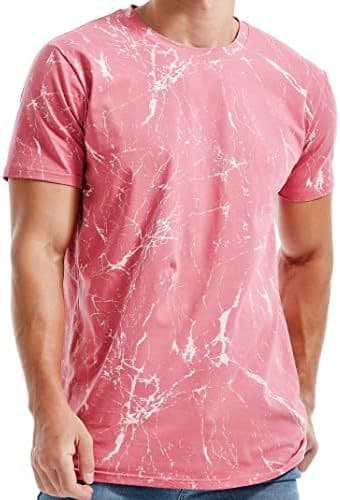 Afslappet T-shirt til mænd med mønster