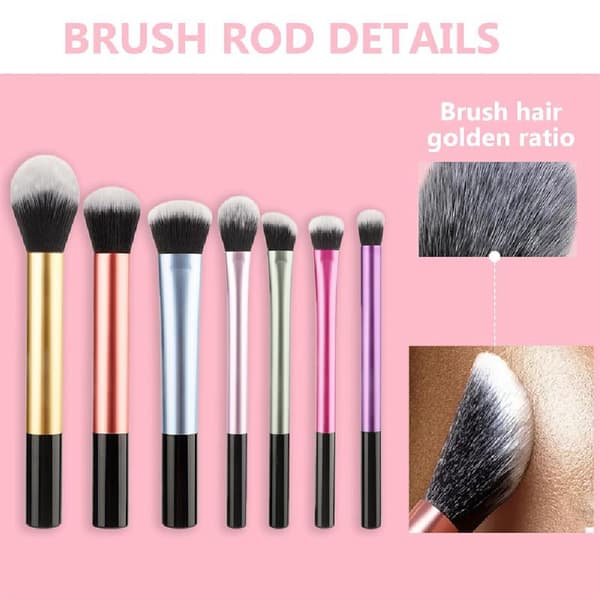 TECHNIQUE PRO RAINBOW PASTEL MEIKKIVISARJASARJA - 7 KPL