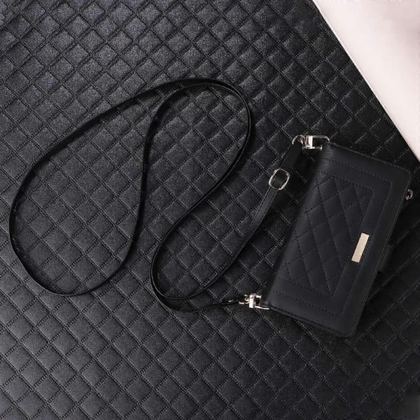 Læder lynlås pung etui til Samsung Galaxy S22 Ultra 5G [DB] Black
