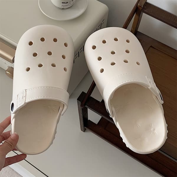 Hagesko Sandaler Tøfler for kvinner - Hvit (40/41 EU)