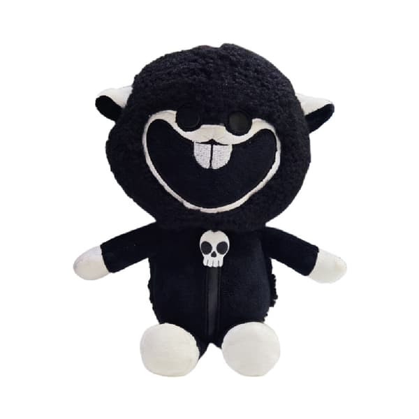 Nightmare Critters spiltilbehør, lammdukker, nightmare uldplys legetøj Black