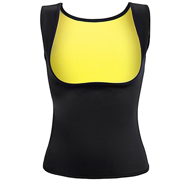 Slimmingtopp för träning - Gul m Yellow