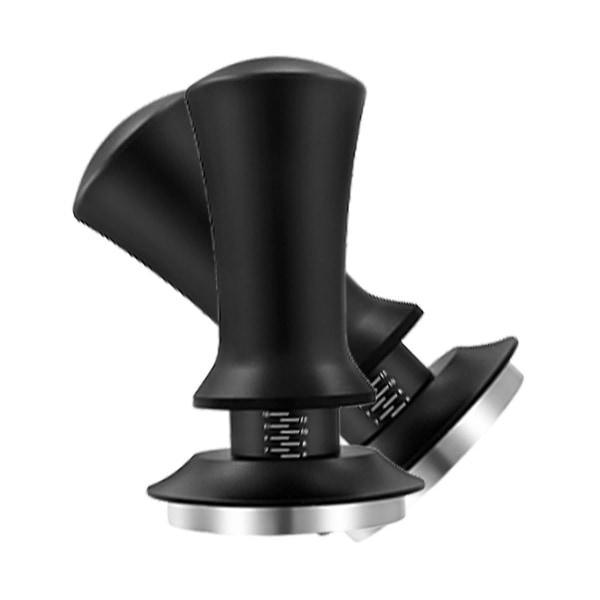 51 mm Kaffetamper med Justerbar Dybde, Gradert Espresso Fjær, Kalibrert