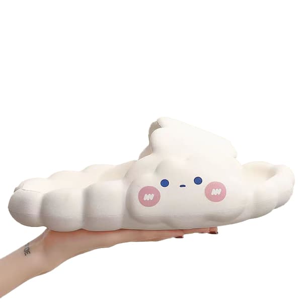 Tofflor flip-flops Beach Cloud för kvinnor vita white 36-37