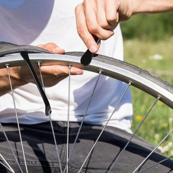 5 stk. cykeldæk-dækjern i rustfrit stål til dækreparation