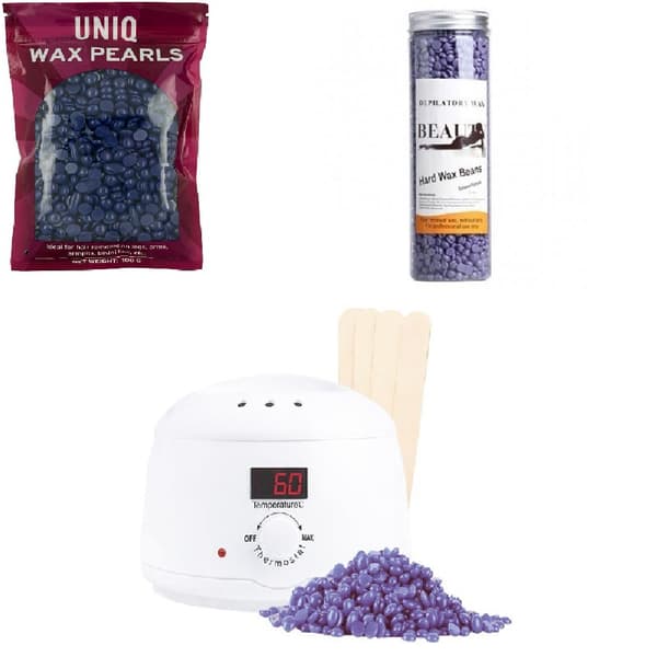 UNIQ Voksperler + 500 gram Voksperler | Startsett for hårfjerning