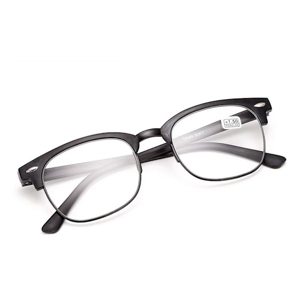 Lesebriller med styrke +1.0-+4.0 Brun 2.5 Brun