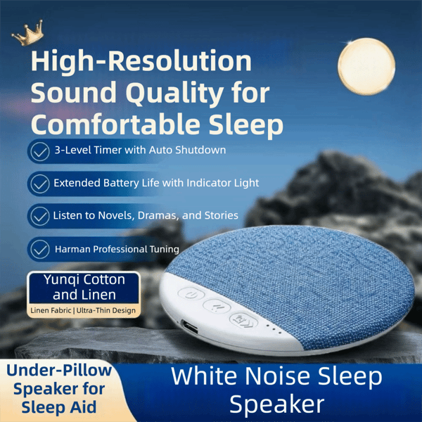 Bluetooth 5.4 Under-Pude Højttaler, Ultratynd Mini Lydmaskine, Trådløs Forbindelse, HiFi Stereo Lyd Green