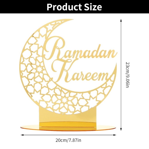 Eid Mubarak -koristeet Ramadanin koristeet 7 7