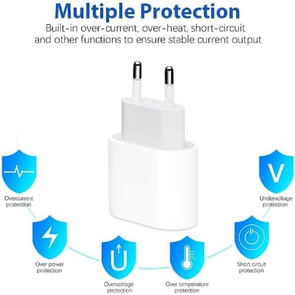 20W hurtigoplader og 2m Lightning-kabel til iPhone - 4-pak hvid 4-pak 4-pak 4-pak-FY- 4-pak 4-Pack Lightning