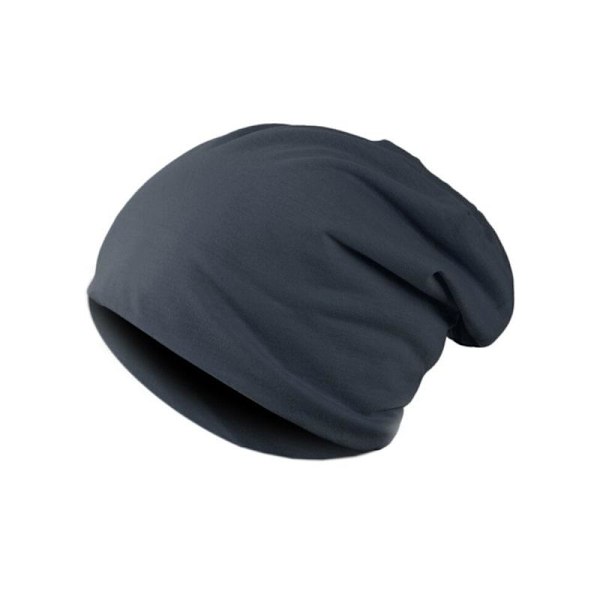 Tunn Baggy Mössa - Mörkgrå one size Grey