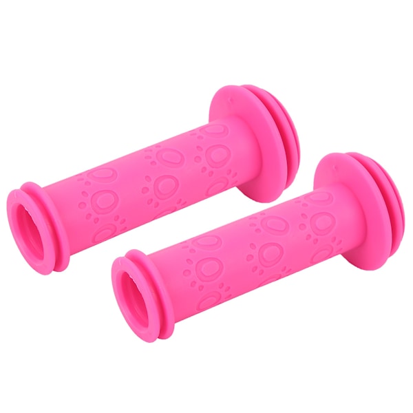 Barncykel Scooter Handtag Anti-Halk Grepp Cykelstyre Grepp (Roseröd) 0.6