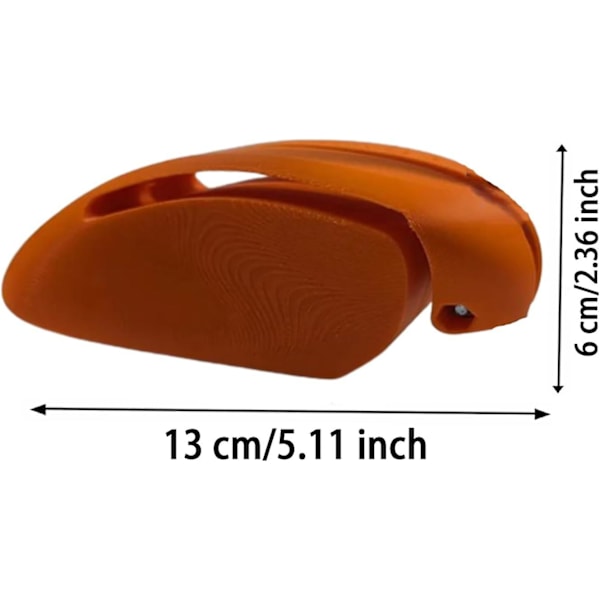Skriv- och rithjälpmedel, penngrepp för Parkinsonpatienter, ergonomiska penngrepp orange
