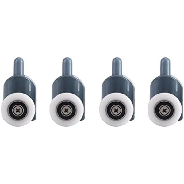 Set med 8 duschdörrrullar - För duschdörr - 25 mm - Lätt att installera