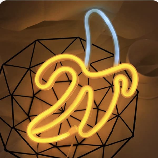 LED-lampe / nattlys Neon - Regnbue Flerfarget 5