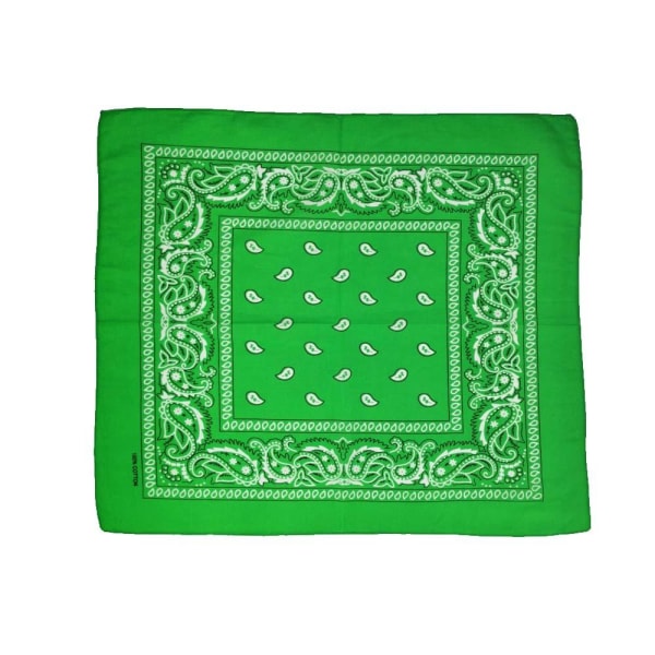 Bandana Paisleymönster Ljusgrön