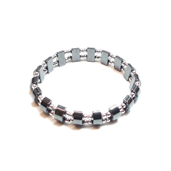 Armband hematitfärg