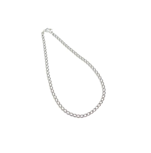 Ankellänk 22cm Platinerad