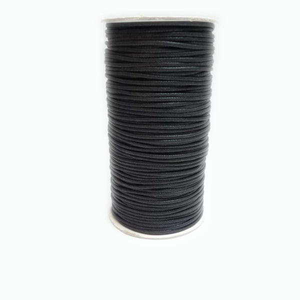 Cord 1,5 mm svart 2m