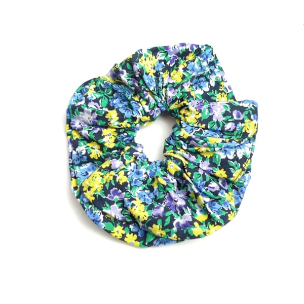 Stor Blommig Scrunchie