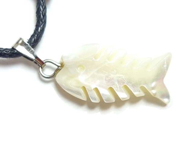Fiskskelett - Halsband