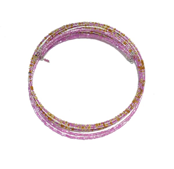 Halsband 5 rader pärlor 42 cm