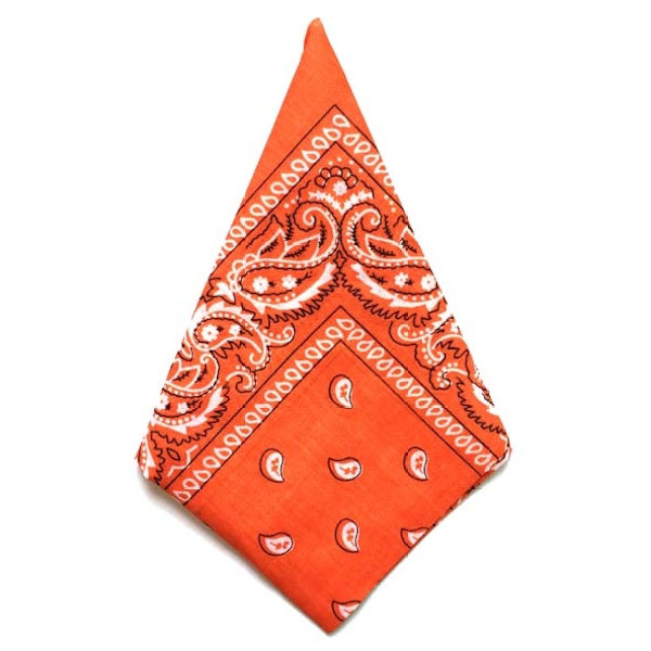 Bandana Paisleymönster Orange