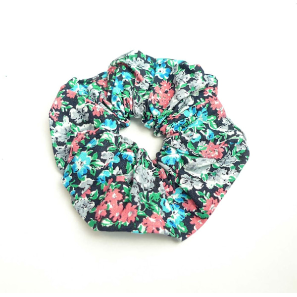 Stor Blommig Scrunchie