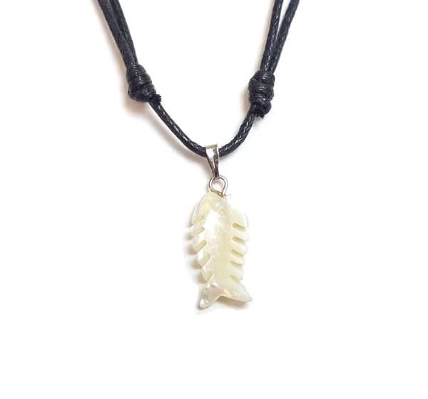 Fiskskelett - Halsband