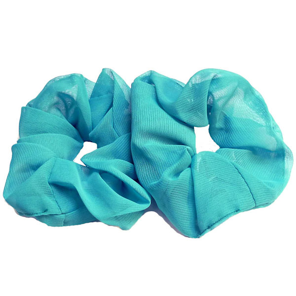 Scrunchie 2-pack Turkos